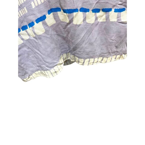 Addison For Anthropologie 100% Silk Slip Dress Blue Size M Coastal Beach Summer - Picture 9 of 13